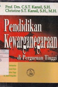 Pendidikan Kewarganegaraan di Perguran Tinggi