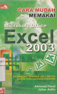 Cara Mudah Memakai Mecrosoft Office Excel 2003