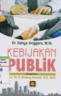 (Sortir) Kebijakan Publik : Pengantar