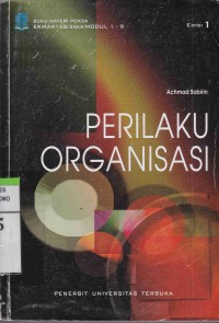 (Sortir) Perilaku Organisasi