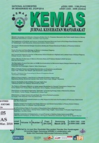 Jurnal Kesehatan Masyarakat (KEMAS)  Vol.13, No.3, March 2018